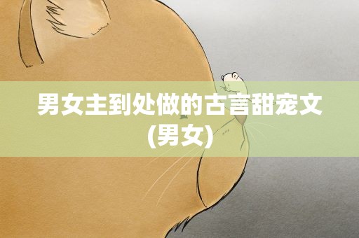 男女主到处做的古言甜宠文(男女)