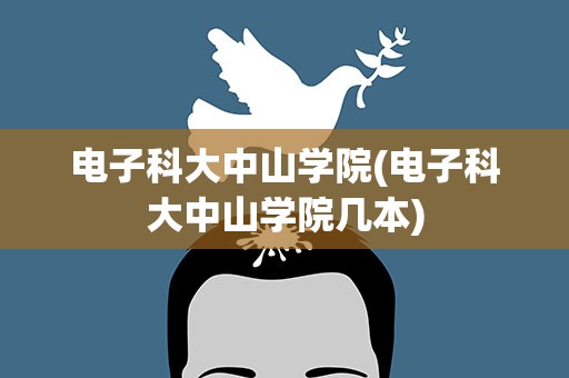 电子科大中山学院(电子科大中山学院几本)