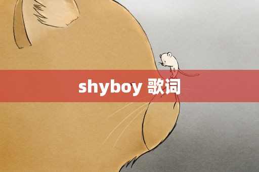shyboy 歌词