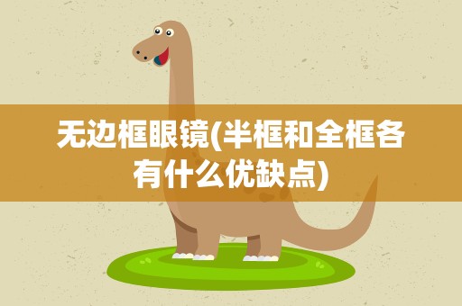 无边框眼镜(半框和全框各有什么优缺点)