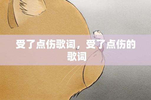 受了点伤歌词，受了点伤的 歌词