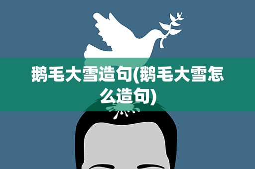 鹅毛大雪造句(鹅毛大雪怎么造句)