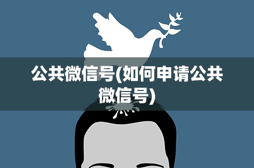公共微信号(如何申请公共微信号)