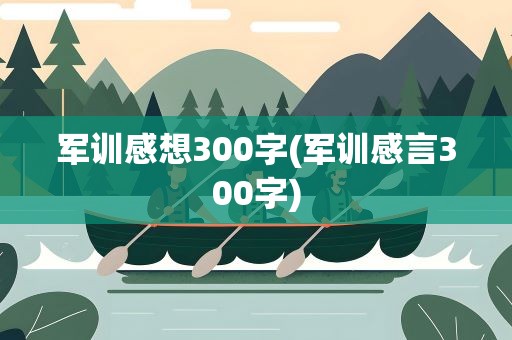 军训感想300字(军训感言300字)