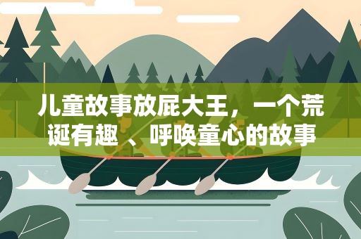 儿童故事放屁大王，一个荒诞有趣 、呼唤童心的故事