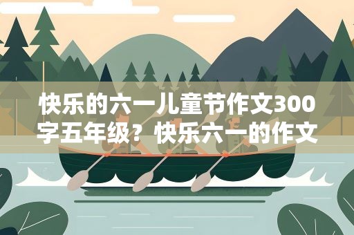 快乐的六一儿童节作文300字五年级？快乐六一的作文300字五年级