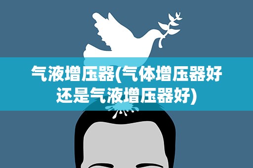气液增压器(气体增压器好还是气液增压器好)