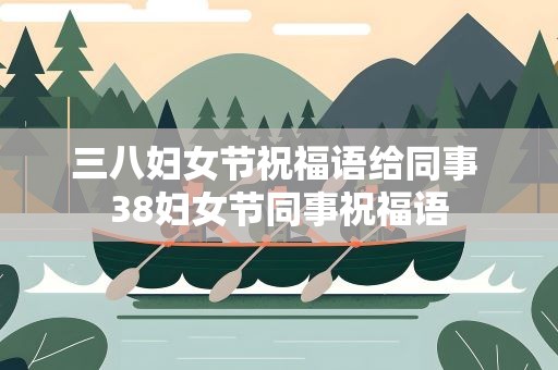 三八妇女节祝福语给同事 38妇女节同事祝福语