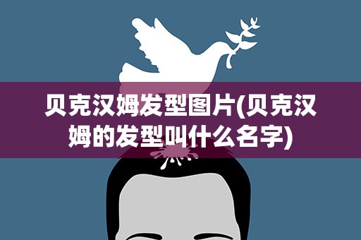 贝克汉姆发型图片(贝克汉姆的发型叫什么名字)