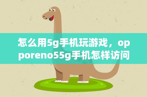 怎么用5g手机玩游戏，opporeno55g手机怎样访问游戏