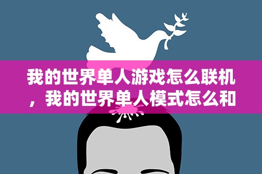 我的世界单人游戏怎么联机，我的世界单人模式怎么和好友联机