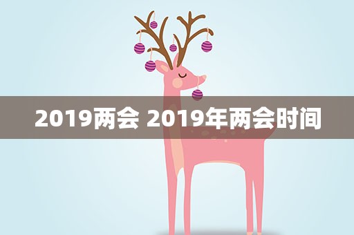 2019两会 2019年两会时间