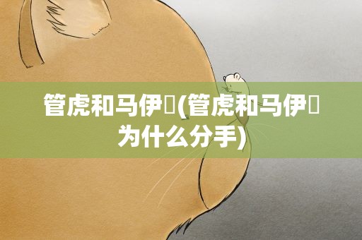 管虎和马伊琍(管虎和马伊琍为什么分手)