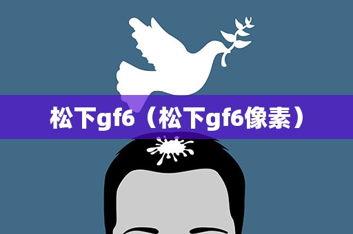 松下gf6（松下gf6像素）