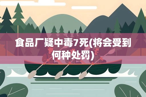 食品厂疑中毒7死(将会受到何种处罚)