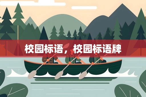 校园标语，校园标语牌
