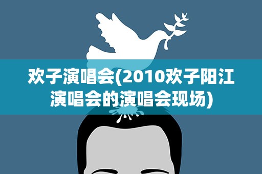 欢子演唱会(2010欢子阳江演唱会的演唱会现场)