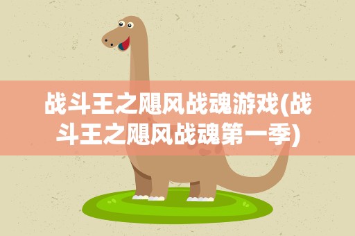 战斗王之飓风战魂游戏(战斗王之飓风战魂第一季)