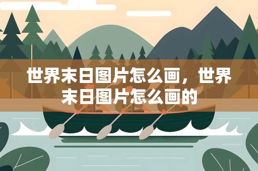 世界末日图片怎么画，世界末日图片怎么画的