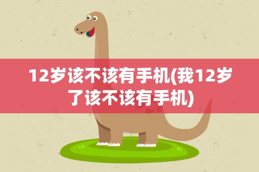 12岁该不该有手机(我12岁了该不该有手机)