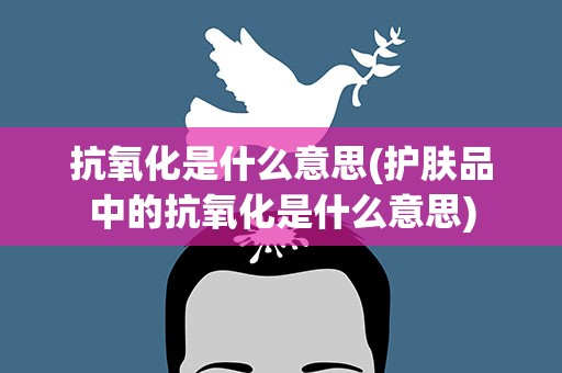 抗氧化是什么意思(护肤品中的抗氧化是什么意思)