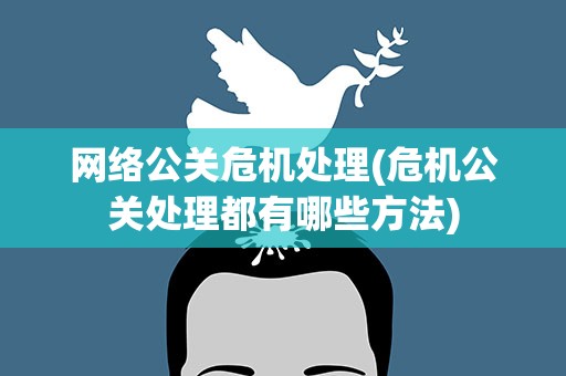 网络公关危机处理(危机公关处理都有哪些方法)