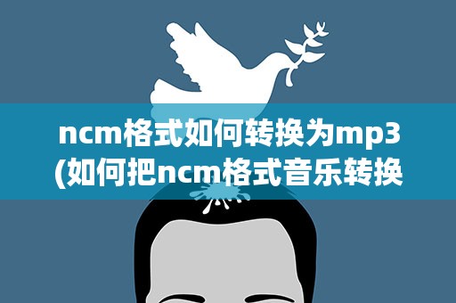 ncm格式如何转换为mp3(如何把ncm格式音乐转换成MP3格式音乐)