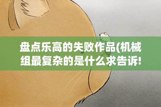 盘点乐高的失败作品(机械组最复杂的是什么求告诉!!!)