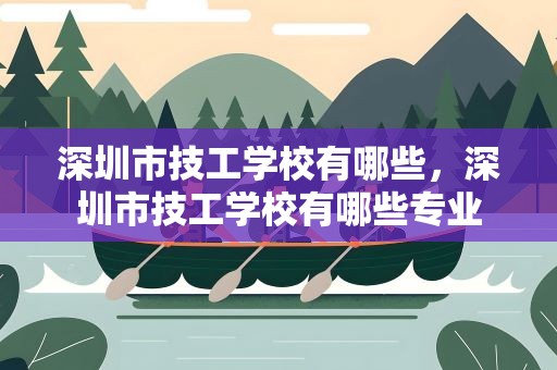 深圳市技工学校有哪些，深圳市技工学校有哪些专业