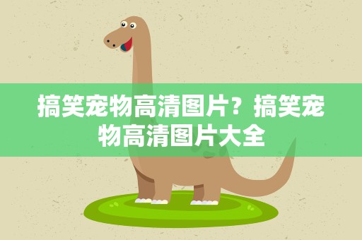 搞笑宠物高清图片？搞笑宠物高清图片大全