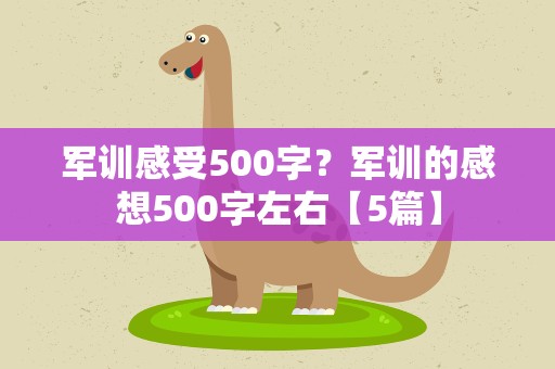 军训感受500字？军训的感想500字左右【5篇】