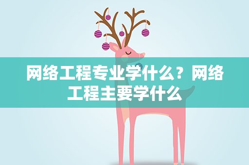 网络工程专业学什么？网络工程主要学什么