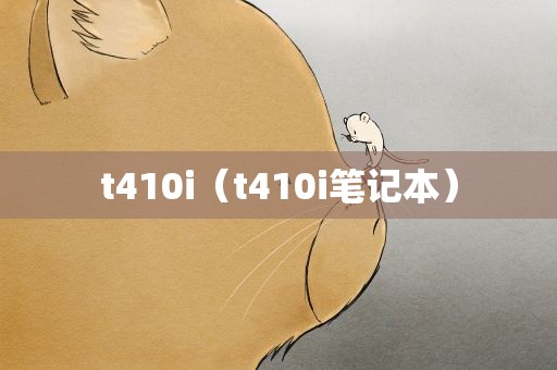 t410i（t410i笔记本）