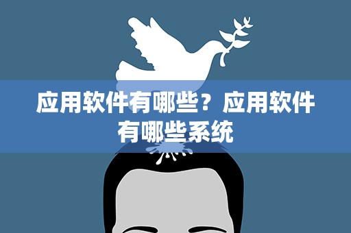 应用软件有哪些？应用软件有哪些系统