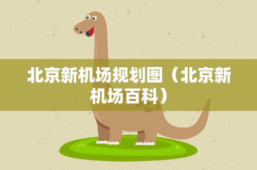 北京新机场规划图（北京新机场百科）