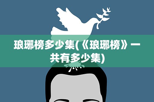 琅琊榜多少集(《琅琊榜》一共有多少集)