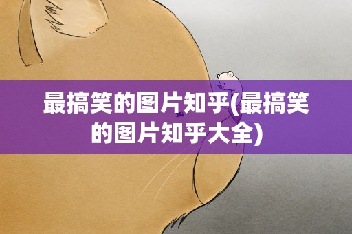 最搞笑的图片知乎(最搞笑的图片知乎大全)