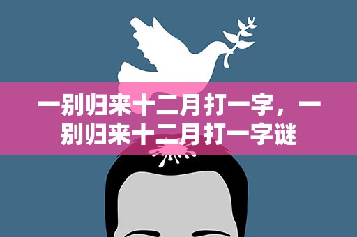 一别归来十二月打一字，一别归来十二月打一字谜