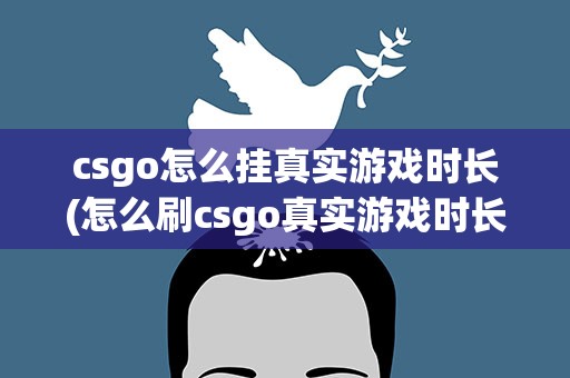 csgo怎么挂真实游戏时长(怎么刷csgo真实游戏时长)