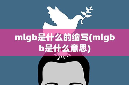 mlgb是什么的缩写(mlgbb是什么意思)