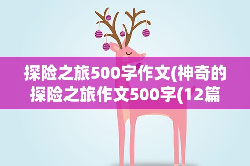 探险之旅500字作文(神奇的探险之旅作文500字(12篇))