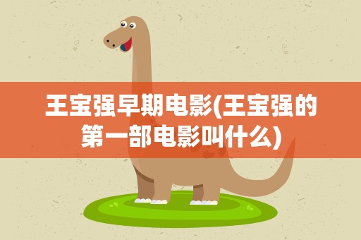 王宝强早期电影(王宝强的第一部电影叫什么)