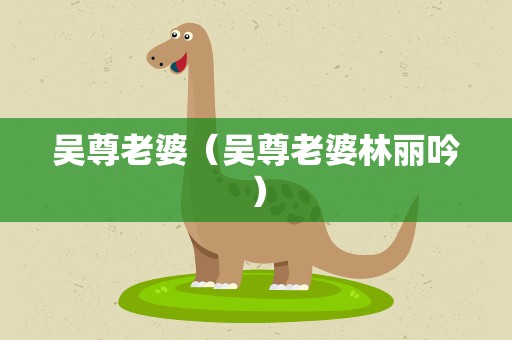 吴尊老婆（吴尊老婆林丽吟）