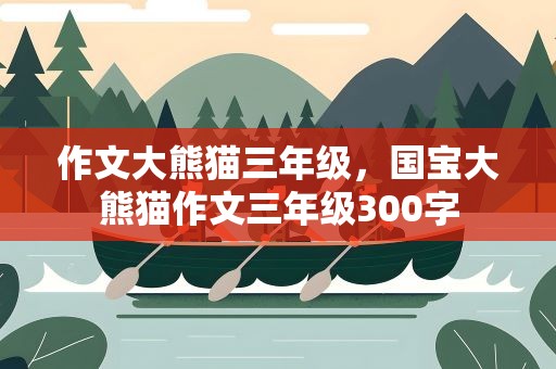 作文大熊猫三年级，国宝大熊猫作文三年级300字