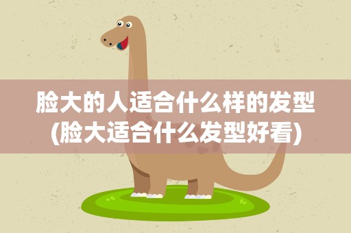 脸大的人适合什么样的发型(脸大适合什么发型好看)