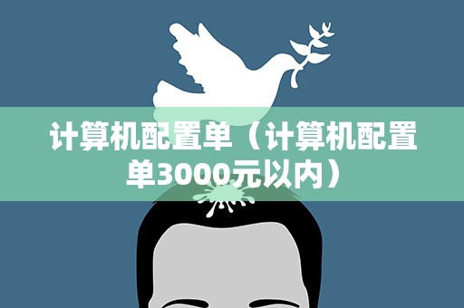 计算机配置单（计算机配置单3000元以内）