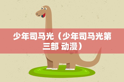 少年司马光（少年司马光第三部 动漫）