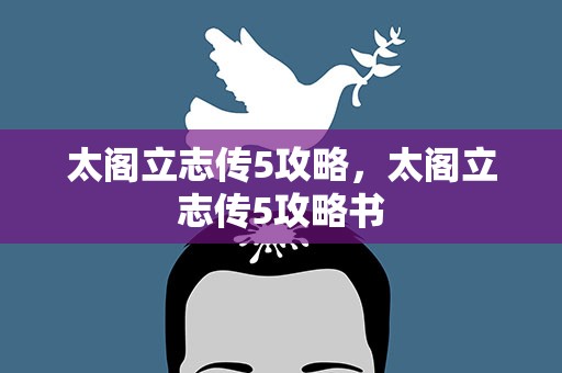 太阁立志传5攻略，太阁立志传5攻略书