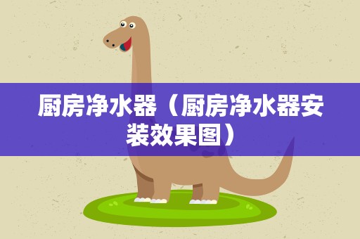 厨房净水器（厨房净水器安装效果图）