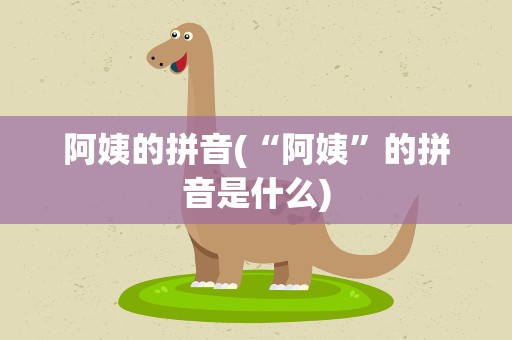 阿姨的拼音(“阿姨”的拼音是什么)